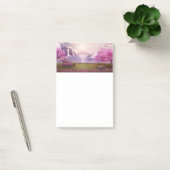 Watervallen en Cherry Trees door een meer Post-it® Notes (Kantoor)