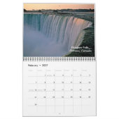 Watervallen in de wereld van 2009 kalender (Feb 2027)