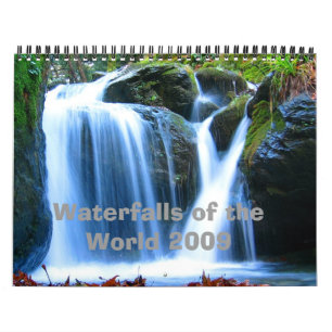 Watervallen in de wereld van 2009 kalender