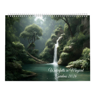Watervallen in Magische Tuinen 2026 Kalender