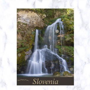 Watervallen in Slovenië Briefkaart