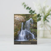 Watervallen in Slovenië Briefkaart (Staand voorkant)