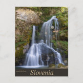 Watervallen in Slovenië Briefkaart (Voorkant)