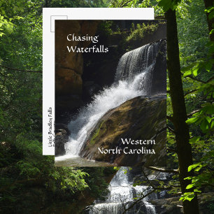 Watervallen najagen Western North Carolina Foto Briefkaart