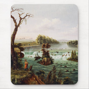 Watervallen van Saint Anthony door Henry Lewis Muismat