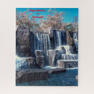 Watervalmonument Washington DC. Legpuzzel