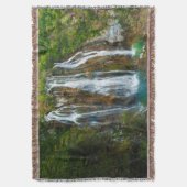 Watervalopgeheven uitzicht, Kroatië Deken (Voorkant Verticaal)