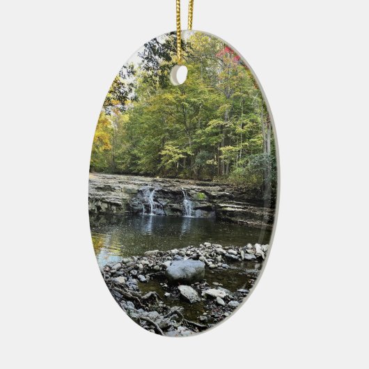 WatervalOrnament Keramisch Ornament (Links)