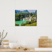 Watervalposter Poster (Keuken)