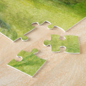 Watervalstroom fijn kunstschilderij puzzel legpuzzel (Zijkant)