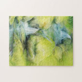 Watervalstroom fijn kunstschilderij puzzel legpuzzel (Horizontaal)