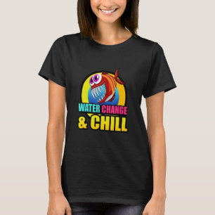 Waterverandering & Chill Piranha Aquaristische Vis T-shirt