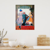  Waterverf 1918 Golf afdrukken Poster (Keuken)