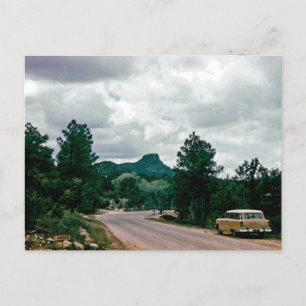 waterverf 1950 Art Prescott Arizona Thumb Butte Briefkaart