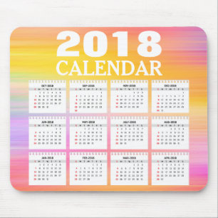 waterverf 2018   Mousepad Muismat