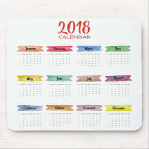 waterverf 2018 Mousepad Muismat