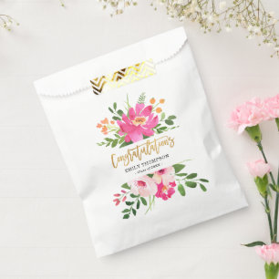 Waterverf - Aangepast Afstuderen voor Floral en Go Bedankzakje