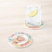  Waterverf - Aangepaste foto Zandsteen Onderzetter (Zijkant)