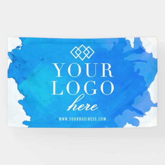 Waterverf aangepaste Logo en Show voor handel Spandoek (Horizontaal)