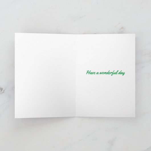 Waterverf Aangepaste Moederdag Kaart (Binnen)