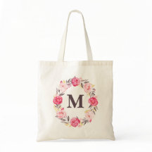 Waterverf Aangepaste monogram canvas tas