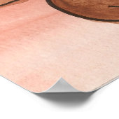 Waterverf aap Poster (Hoek)