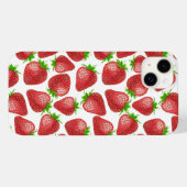 Waterverf aardbeien Case-Mate iPhone case (Achterkant (horizontaal))