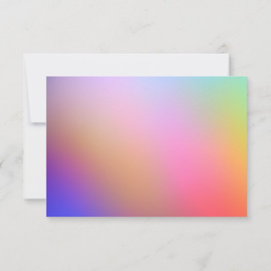 Waterverf Abstract Bedankt Media Insert (Achterkant)