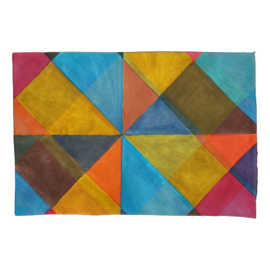 Waterverf abstract creatief ontwerp. kussensloop (Voorkant)