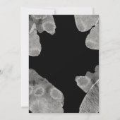 Waterverf Abstract | Geometrische cirkelbruiloft Kaart (Achterkant)