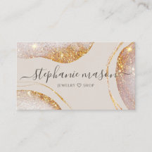 Waterverf Abstract Gold Glitter Moderne Luxe