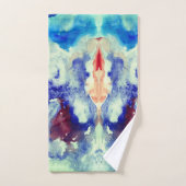 WATERVERF ABSTRACT I BAD HANDDOEK (Handdoek)