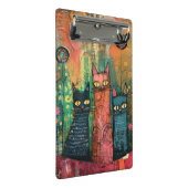 Waterverf Abstract Kat Mini Klembord (Schuin)