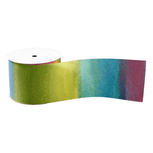 waterverf abstract schilderen grosgrain lint (Spoel)