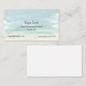 Waterverf Abstract Visitekaartje (Voorkant / Achterkant)