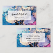 Waterverf Abstract visitekaartje (Voorkant / Achterkant)