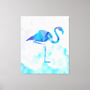 Waterverf Abstracte Flamingo Gifts Liefhebbers Canvas Afdruk