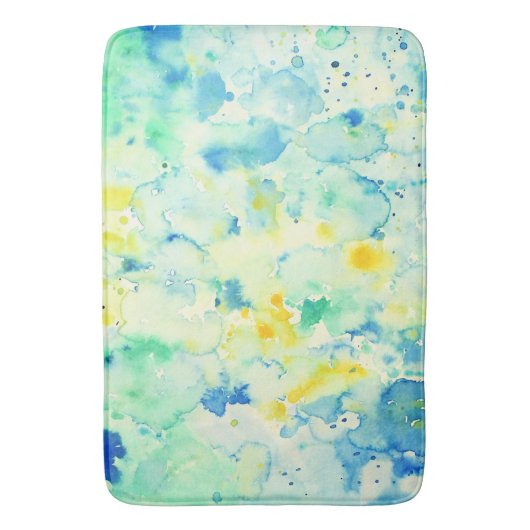 Waterverf abstracte groene schoeisel Mat (Voorkant Verticaal)