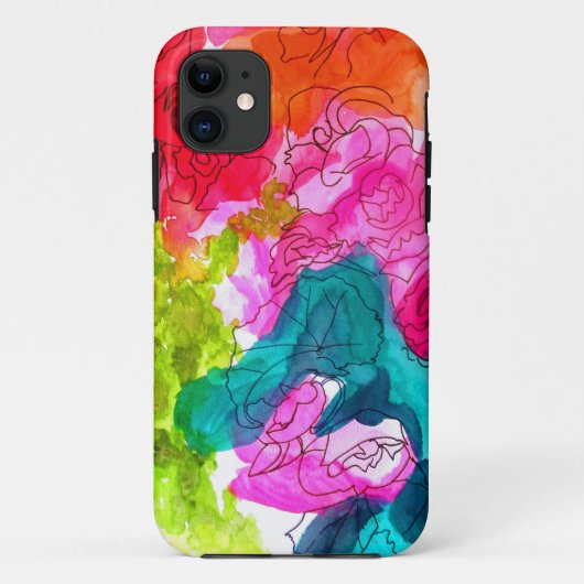 Waterverf abstracte kunst Case-Mate iPhone case (Achterkant)