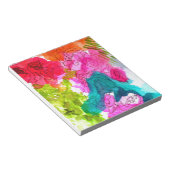 Waterverf abstracte kunst notitieblok (Schuin)