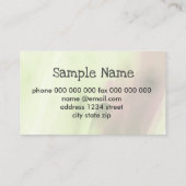 waterverf abstracte kunst voor visitekaartjes (Achterkant)