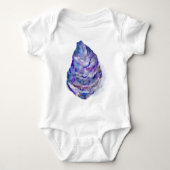 Waterverf abstracte oester Shell Romper (Voorkant)