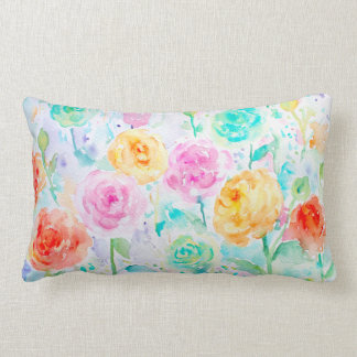 Waterverf Abstracte Ranunculus Pillow Cushions Kussen