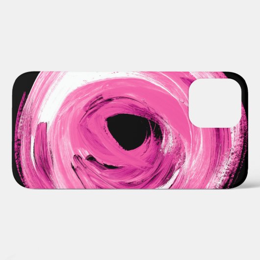 Waterverf abstracte roze draai Case-Mate iPhone case (Achterkant (horizontaal))