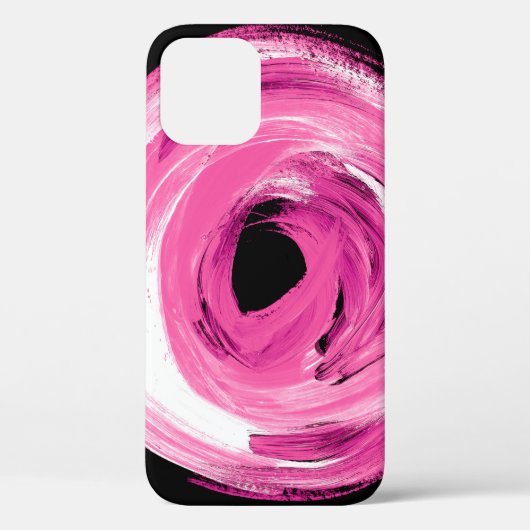 Waterverf abstracte roze draai Case-Mate iPhone case (Achterkant)