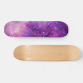 Waterverf Abstracte ruimte en Star-achtergrond Skateboard (Horizontaal)