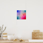 Waterverf Abstracte Universe Print (Keuken)