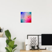 Waterverf Abstracte Universe Print (Thuiskantoor)