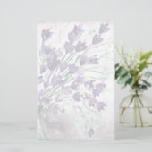 Waterverf achtergrond met gordels briefpapier (Staand voorkant)