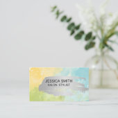 Waterverf Achtergrond Visitekaartje (Staand voorkant)